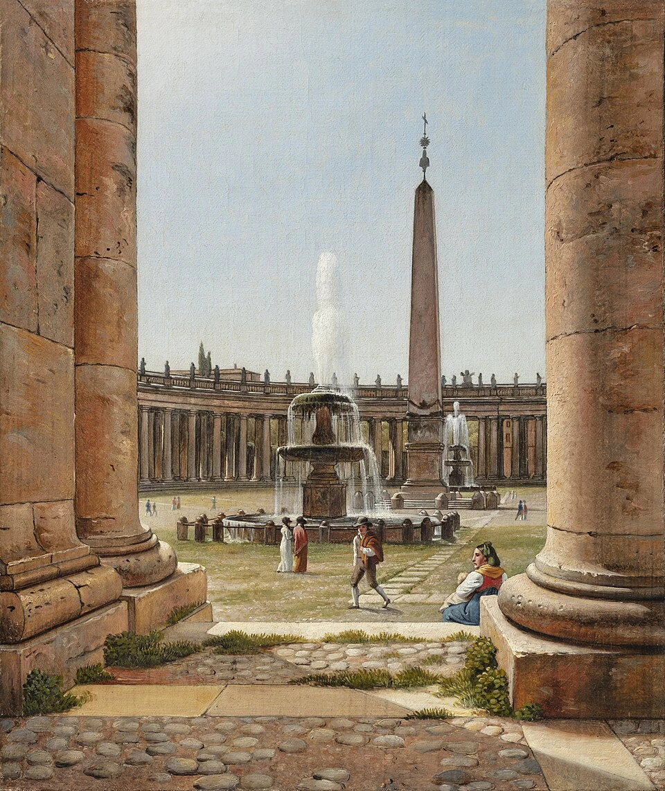 Piazza San Pietro a Roma - Museo Thorvaldsens, Copenaghen